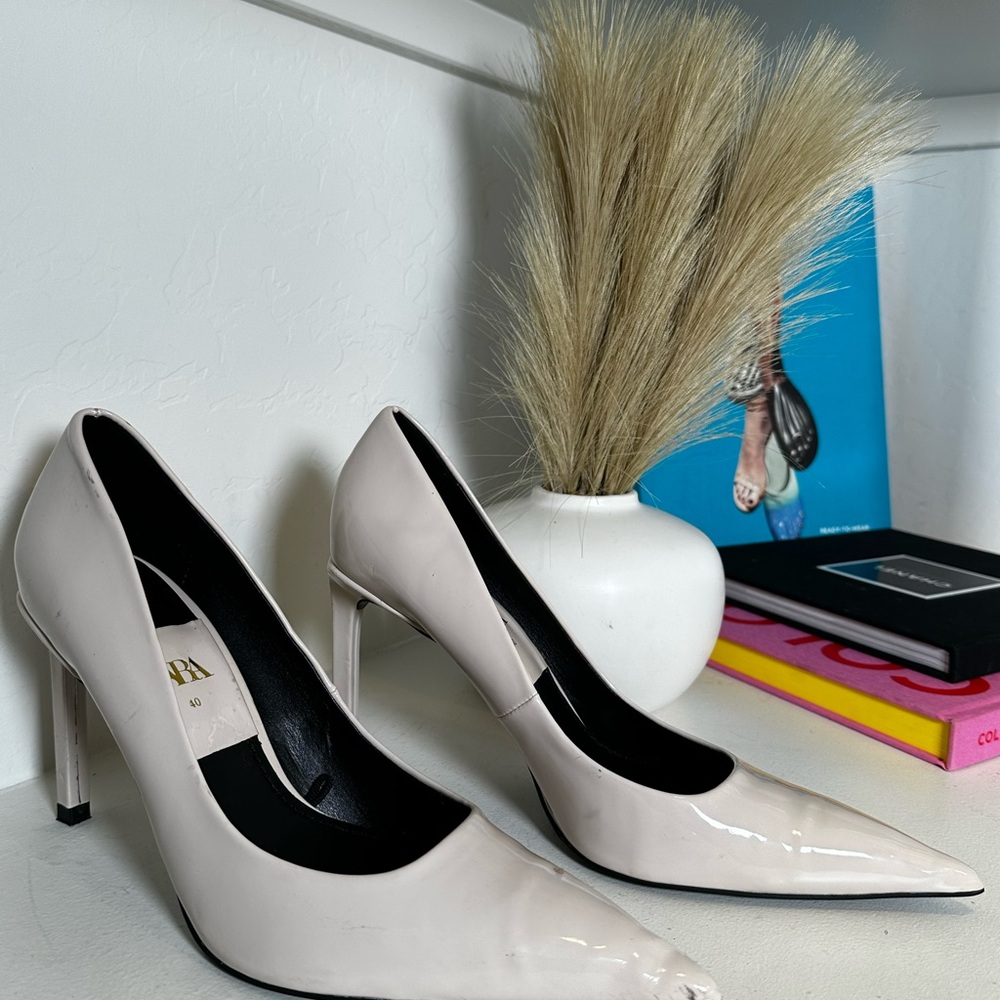 Zara Women's Cream Heels
